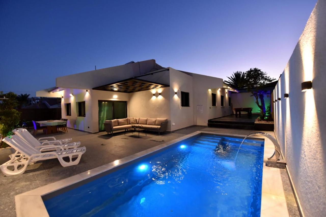 White-Private Pool Luxury Villa אילת מראה חיצוני תמונה